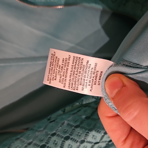 Danny & Nicole Turquoise Dress OBO! - Picture 7 of 15